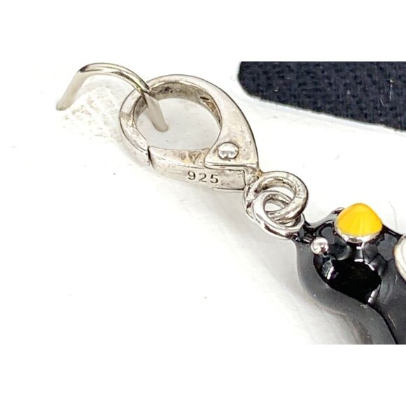 Zable Sterling Silver Penguin Charm for Bracelet Pendant 1/2" long NEW - Picture 3 of 5